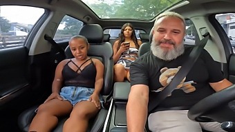 Anazinha Do Mau Bares It All In Her Car And Playfully Strolls Through São Paulo