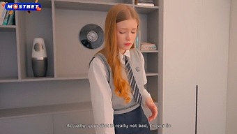 A School Principal Catches A Student On A Webcam Site And Gives Her A Choice Between Expulsion And A Rough Fuck.